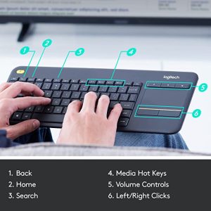 KLIM Teclado Chroma para jogos sem fio RGB nova versão 2022